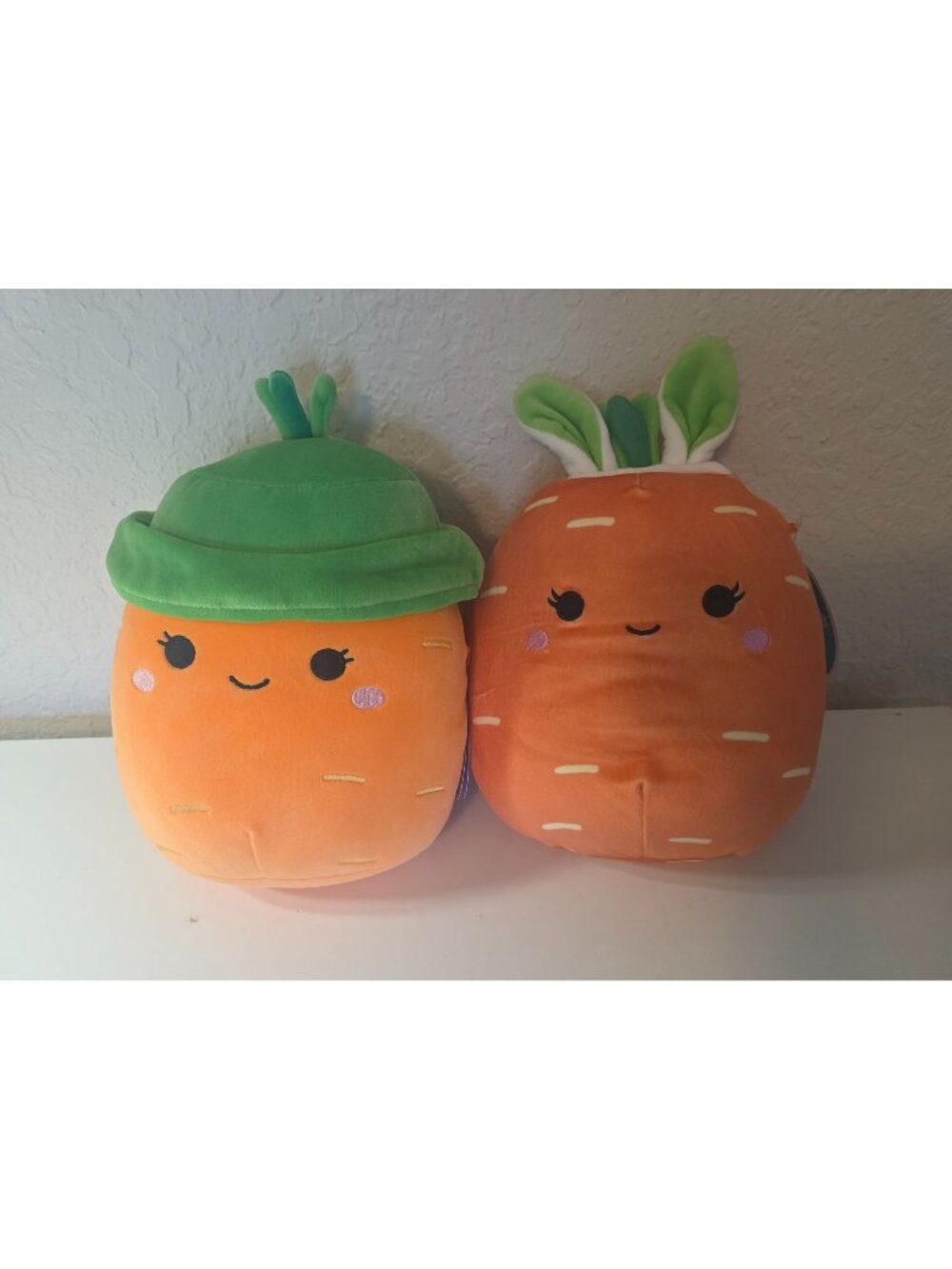 Squishmallows Lot of 2 Caroleena Carrot 8" Plush NEW